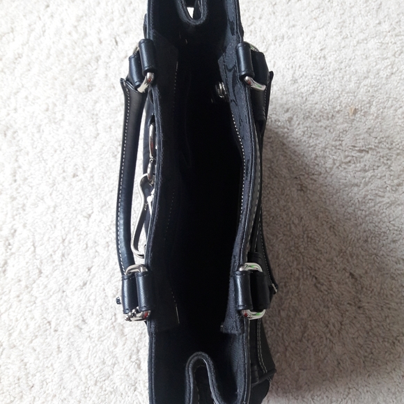 COACH black fabric and leather bag 2005 - Picture 7 of 7